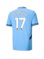 Manchester City Kevin De Bruyne #17 Kotipaita 2024-25 Lyhythihainen